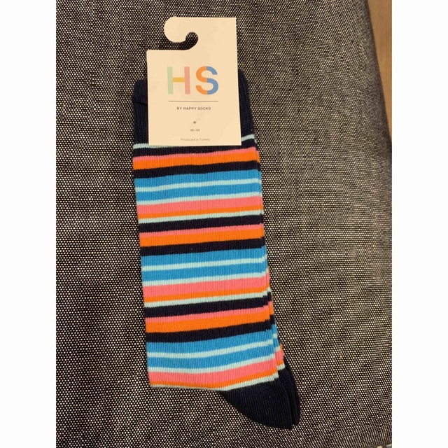 Happy Socks(ハッピーソックス)のハッピーソックス　ボーダー レディースのレッグウェア(ソックス)の商品写真