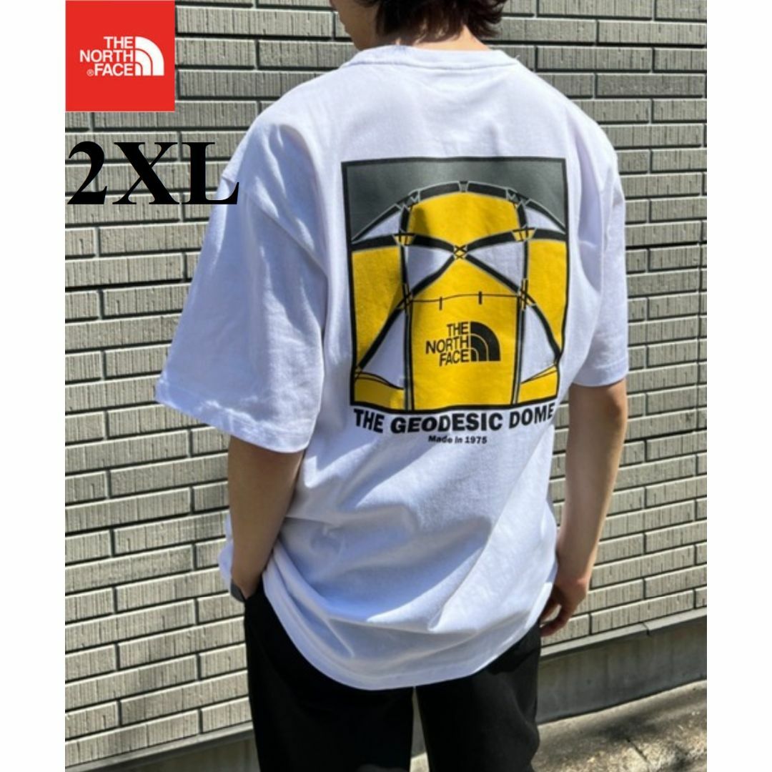 海外限定❗ノースフェイス Tシャツ バックプリント 半袖 ラウンドT K458D