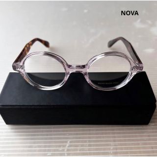 モスコット(MOSCOT)のNOVA HAND MADE celluloid ラウンド眼鏡☆新品(サングラス/メガネ)