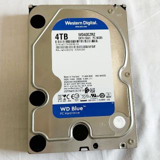 ウェスタンデジタル 4TB 内蔵型HDD(PCパーツ)