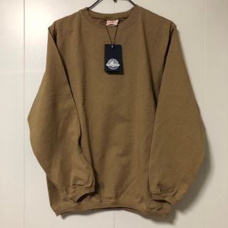 【新品未使用】GOODWEAR コットンクルーネック長袖リブTシャツ　M(Tシャツ(長袖/七分))