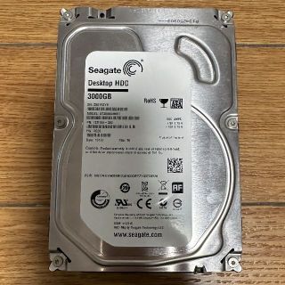 Seagate 3TB 内蔵型HDD(PCパーツ)