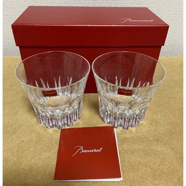 新品未使用　BACCARAT バカラ　エトナ　ペア　ロックグラス