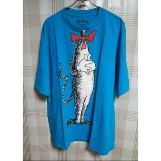 ●Tシャツ デカ デザイン プリント ゆるダボ 2XLサイズ　猫(Tシャツ/カットソー(半袖/袖なし))