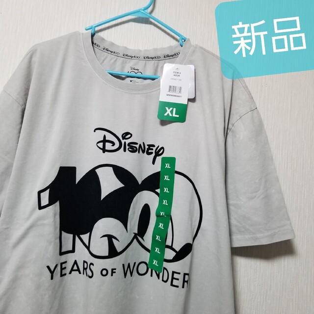 新品 ディズニー Tシャツ ミッキー 100周年 半袖 USA メンズ XL | フリマアプリ ラクマ