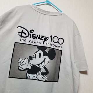 新品 ディズニー Tシャツ ミッキー 100周年 半袖 USA メンズ XL