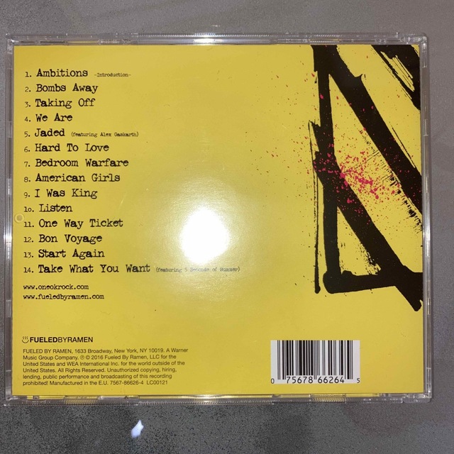 ONE OK ROCK AMBITIONS 海外盤 ケース傷有 エンタメ/ホビーのCD(ポップス/ロック(邦楽))の商品写真