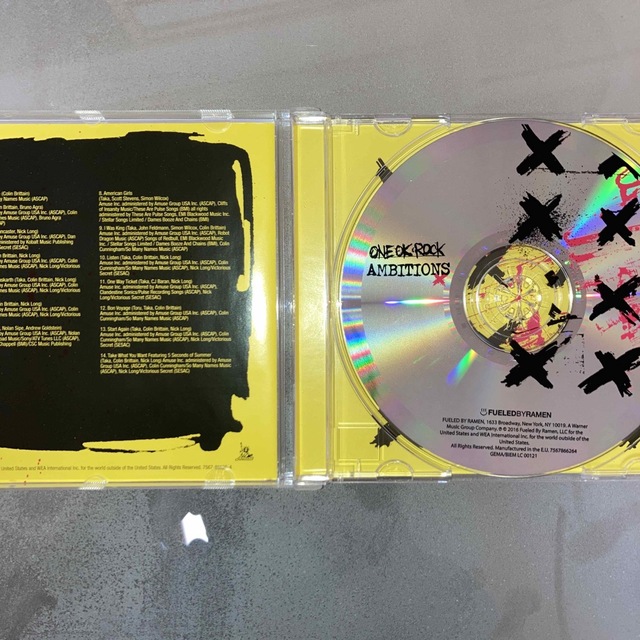 ONE OK ROCK AMBITIONS 海外盤 ケース傷有 エンタメ/ホビーのCD(ポップス/ロック(邦楽))の商品写真