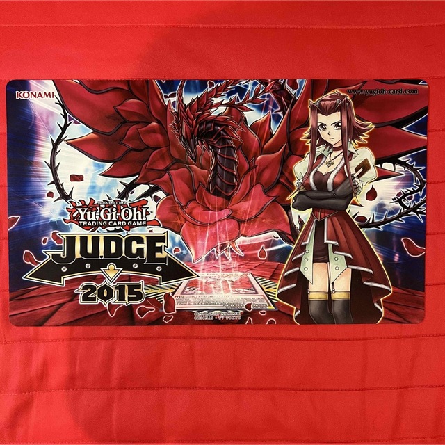 遊戯王 JUDGE2015 ブラックローズドラゴン 十六夜アキ プレイマット