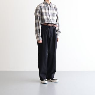 ご検討よろしくお願いいたしますauralee  22AW SUPER FINE WOOL SLACKS