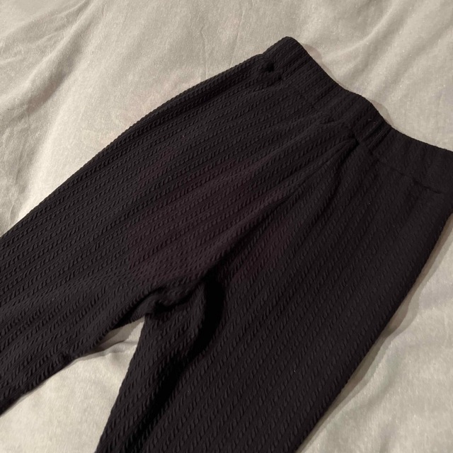 épine(エピヌ)のエピヌ　rib knit bell pants black レディースのパンツ(カジュアルパンツ)の商品写真