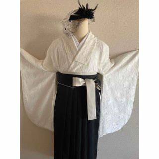 卒業式 総レース二尺袖着物、袴、2点セットの通販 by yuki's shop|ラクマ