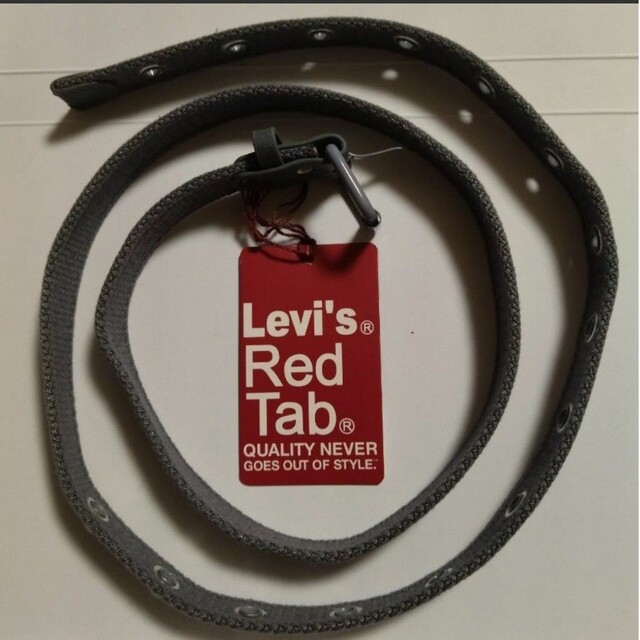 Levi's(リーバイス)のリーバイス レッドタブ コットンベルト グレー Levi'sRED TAB レディースのファッション小物(ベルト)の商品写真