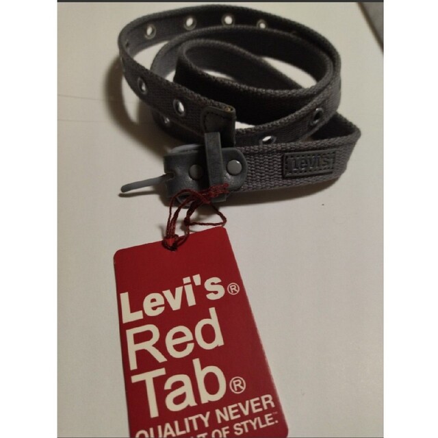 Levi's(リーバイス)のリーバイス レッドタブ コットンベルト グレー Levi'sRED TAB レディースのファッション小物(ベルト)の商品写真