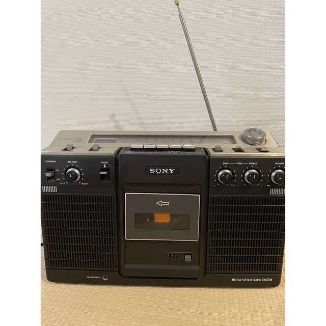 SONY昭和懐かしレトロ　ラジカセcf2400