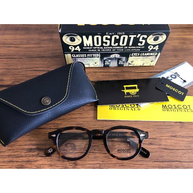 MOSCOT LEMTOSH 44 TORTOISE 度なしクリア・カラー付き | svetinikole