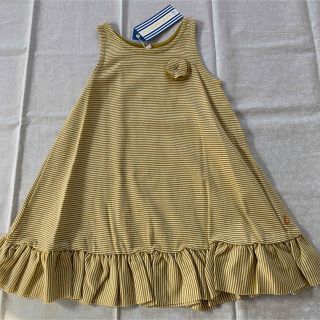 プチバトー(PETIT BATEAU)のプチバトー　ミラレノースリーブワンピース　24m新品(ワンピース)