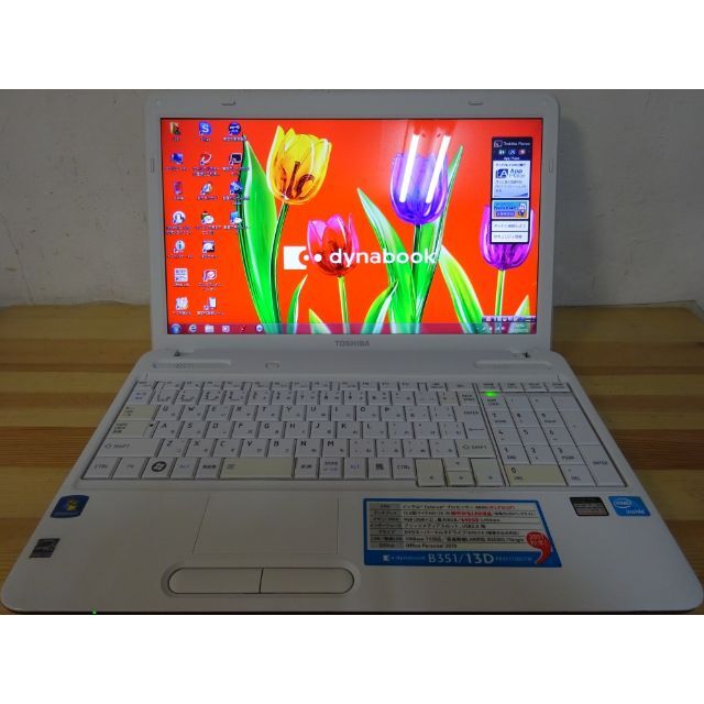 東芝 ノートパソコン dynabook B351/13D/特価良品