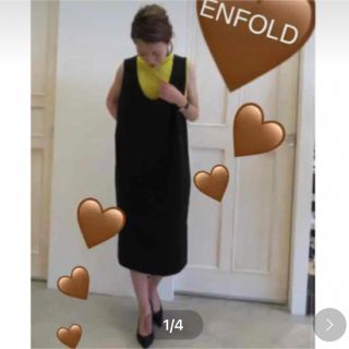 ENFOLD エンフォルド レディース ノースリーブロングマキシワンピース