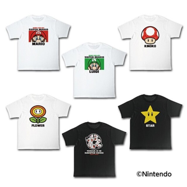 【送料込み】スーパーマリオブラザーズ Tシャツ 6種セット