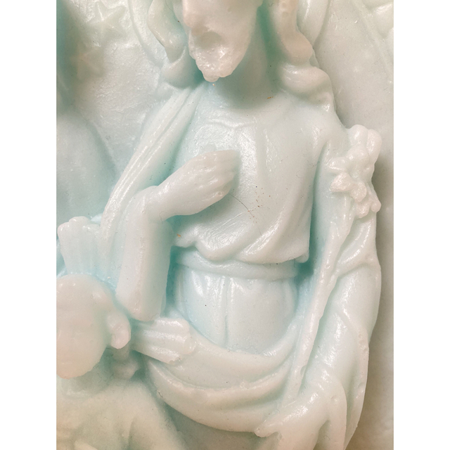 H.P.FRANCE(アッシュペーフランス)のEm Zed Eych  聖母子像　キャンドル ハンドメイドのインテリア/家具(アロマ/キャンドル)の商品写真