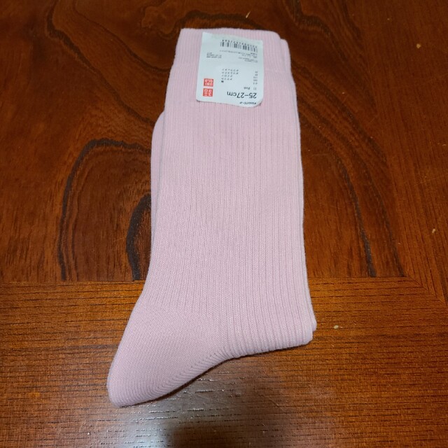 UNIQLO(ユニクロ)の○メンズ ソックス　靴下　ユニクロ　ピンク　25～27㎝ メンズのレッグウェア(ソックス)の商品写真