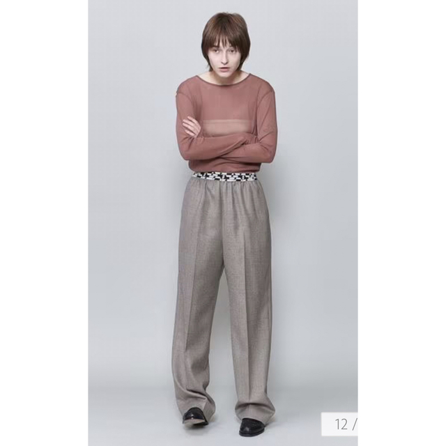 特別プライス 6(ROKU)JACQUARD PANTS 2/パンツ | www