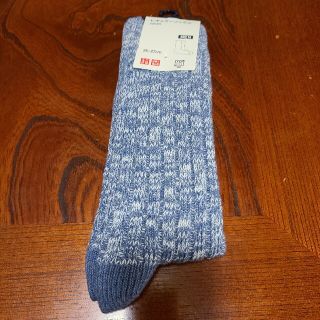 ユニクロ(UNIQLO)の○メンズ レギュラーソックス　靴下　ユニクロ 69Navy 25～27㎝(ソックス)