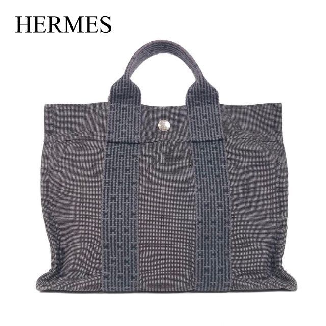 美品】VINTAGE HERMES エルメス エールライン PM - トートバッグ 美品】VINTAGE HERMES エルメス エールライン PM - トートバッグ