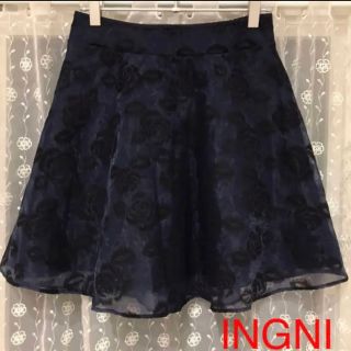 イング(INGNI)の★ INGNI ★   花柄レース　フレアースカート(ひざ丈スカート)