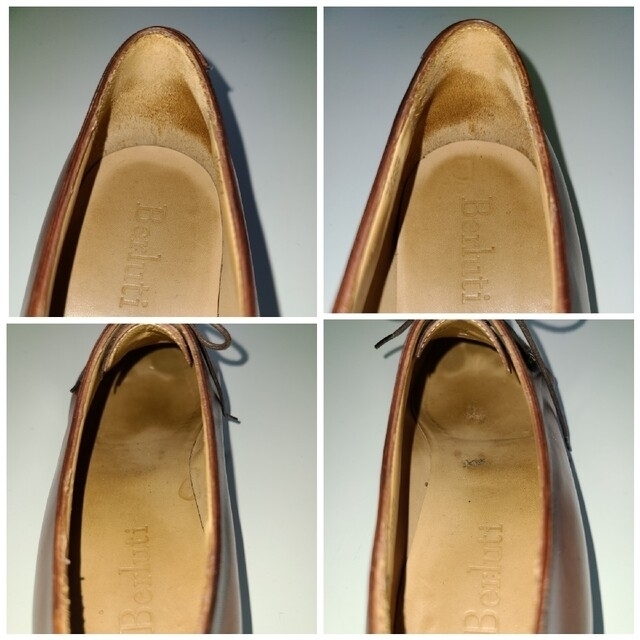 Berluti(ベルルッティ)の【美品】ベルルッティ　ピアッシングコレクション　ブラウン　パティーヌ　7 メンズの靴/シューズ(ドレス/ビジネス)の商品写真