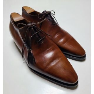 ベルルッティ(Berluti)の【美品】ベルルッティ　ピアッシングコレクション　ブラウン　パティーヌ　7(ドレス/ビジネス)