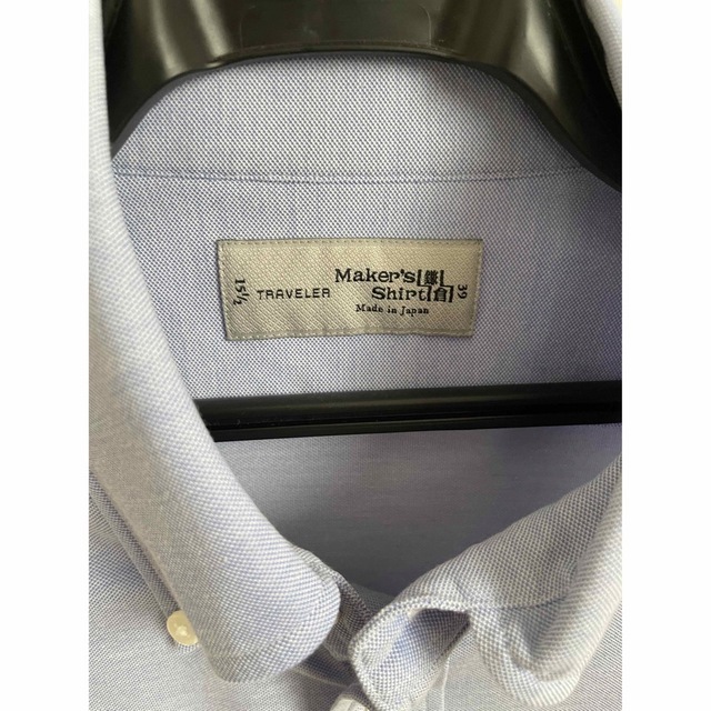 THE SUIT COMPANY(スーツカンパニー)のメーカーズシャツ鎌倉 ニットBDシャツ TRAVELER スリム 39 - 83 メンズのトップス(シャツ)の商品写真