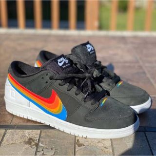 ナイキ(NIKE)のNIKE SB DUNK LOW POLAROID PRO QS ポラロイド 黒(スニーカー)