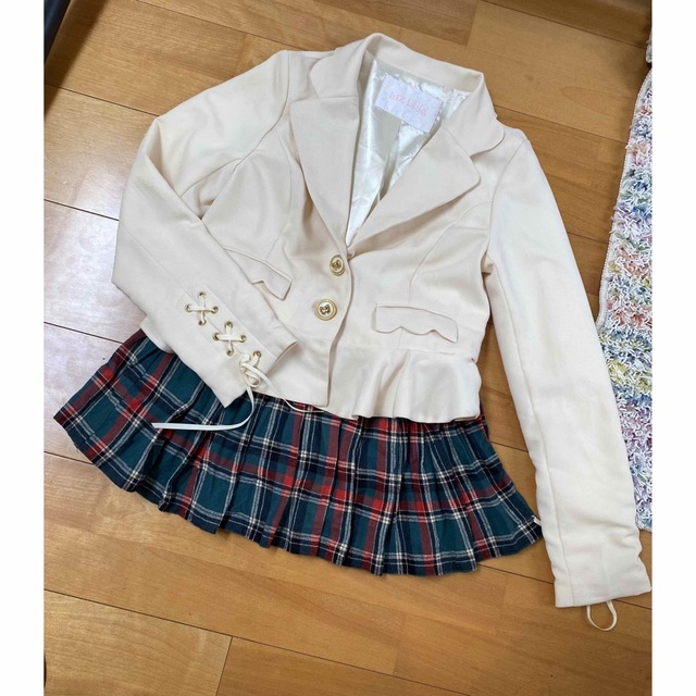 60%以上節約 ANDMARY ハートポイントガールズセットアップ グレー