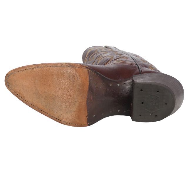 Tony Lama(トニーラマ)のアメリカ製 ウエスタンブーツ ロング トニーラマ 23 黒タグ HH8721 レディースの靴/シューズ(ブーツ)の商品写真