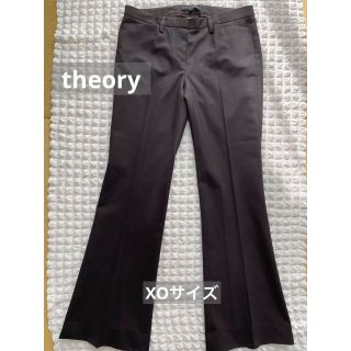 セオリー(theory)のセオリー　theory  センタープレス　パンツ XO 黒  S フレア(カジュアルパンツ)