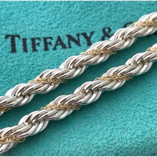 Tiffany & Co. - Tiffany 大ぶりスクリュー925 750ネックレス 美品の