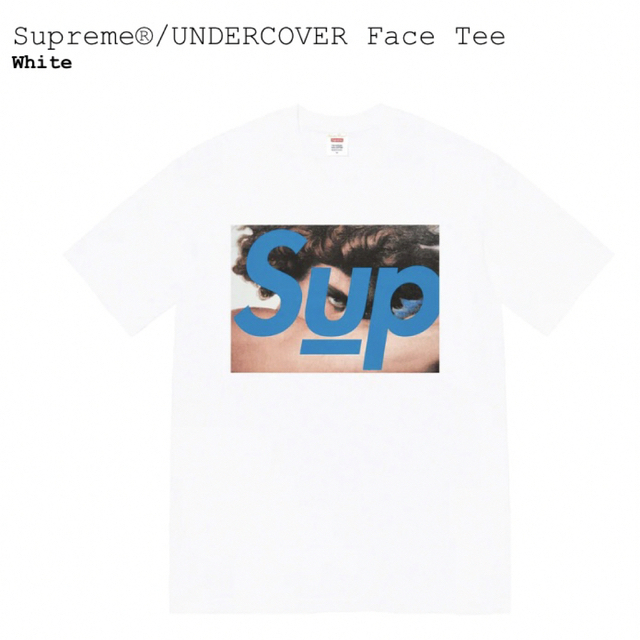 Supreme(シュプリーム)の即日発送！Supreme UNDERCOVER Face Tee 白 M メンズのトップス(Tシャツ/カットソー(半袖/袖なし))の商品写真