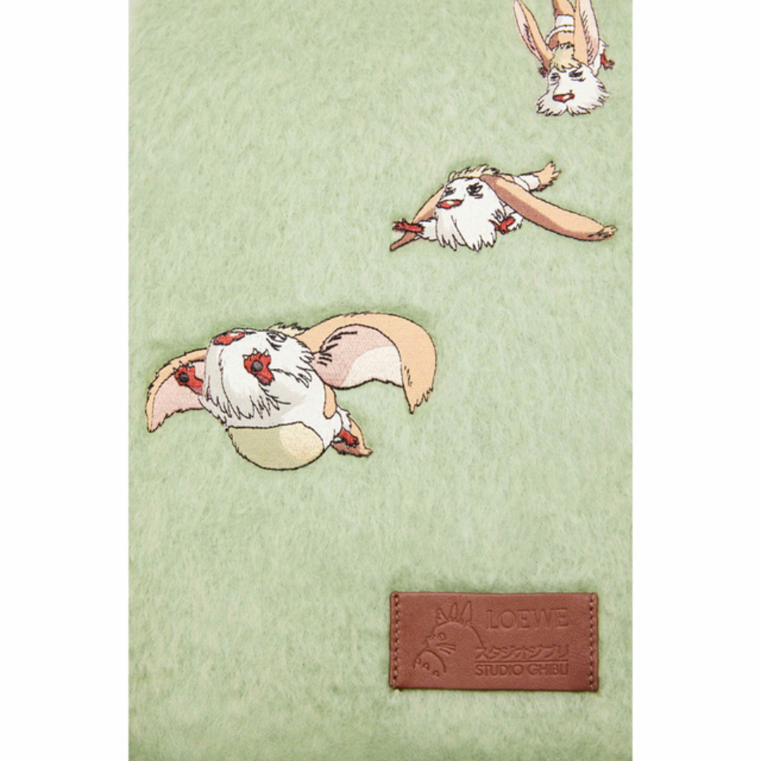 LOEWE ロエベ ハウルの動く城 ヒン スカーフ モヘア&ウールブレンド-