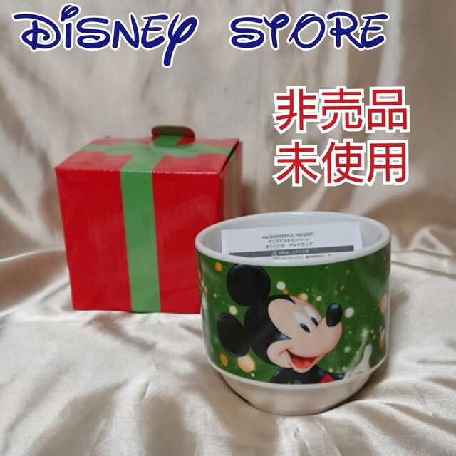 Disney(ディズニー)のディズニーストア 非売品 クリスマス キャンペーン ミッキー マルチカップ 新品 インテリア/住まい/日用品のキッチン/食器(グラス/カップ)の商品写真