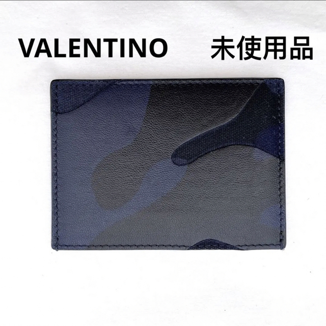 VALENTINO(ヴァレンティノ)のVALENTINO VLTN ヴァレンティノ　カードケース　名刺入れ　新品未使用 メンズのファッション小物(名刺入れ/定期入れ)の商品写真