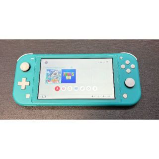 箱と充電器付(247) 整備済み 本体のみ Switch Lite ターコイズ