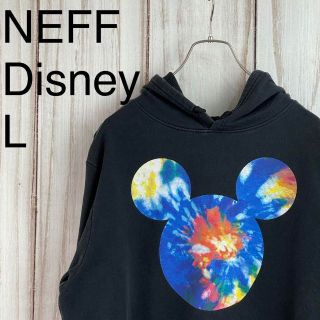 ネフ(Neff)のNEFF × Disney フードパーカー L ミッキーマウス　ゆるだぼ(パーカー)