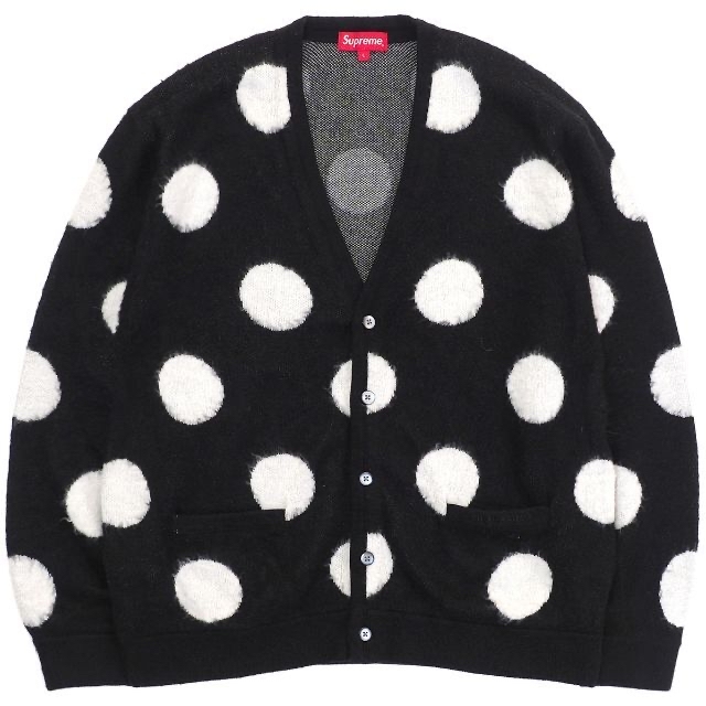 【M】Supreme Brushed Polka Dot CardiganM新品未使用です