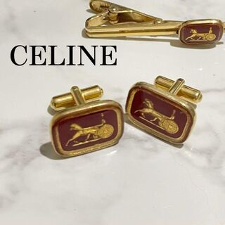 celine - 【美品】CELINE セリーヌ カフス ネクタイピン カフリンクス 