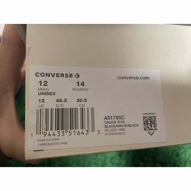 Stüssy × Converse Chuck Taylor CT70 30cm 3