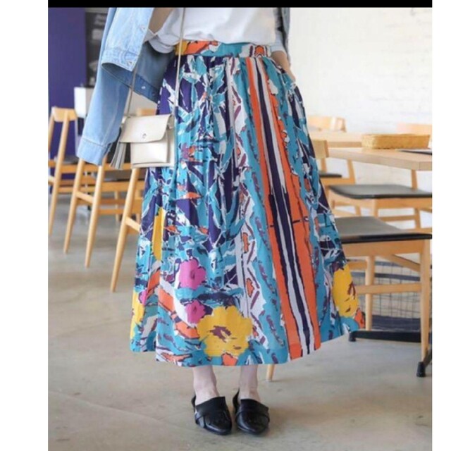 ボタニカルスカート レディースのスカート(ロングスカート)の商品写真