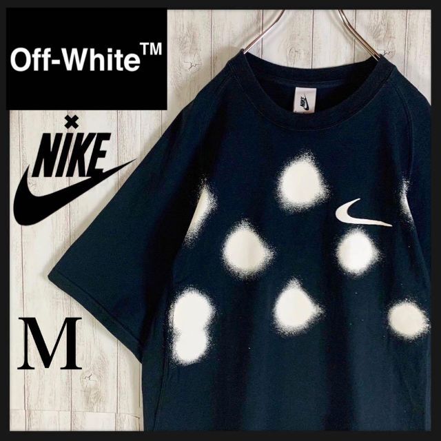 限定コラボ】オフホワイト NIKE 両面ロゴ 入手困難 超希少モデル T