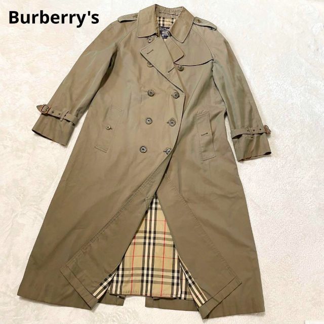 BURBERRY - バーバリー ノバチェック トレンチコート 玉虫カーキ ...